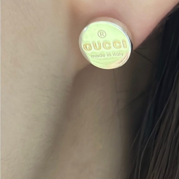 Gucci 925 silver earrings authentic 100% - Picture 7 of 11